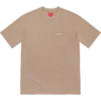 Suéteres Supreme S/S Pocket Tee Kaki | Supreme 312FM